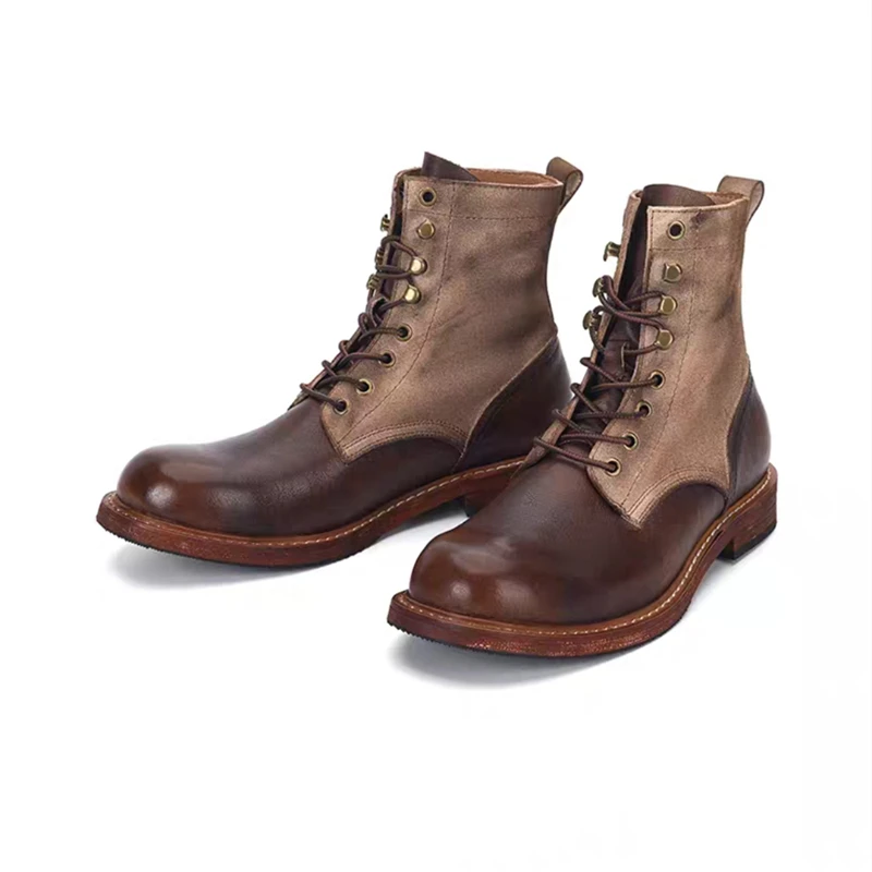 Suede Ankle Boot - Scarpe da uomo vintage britanniche di