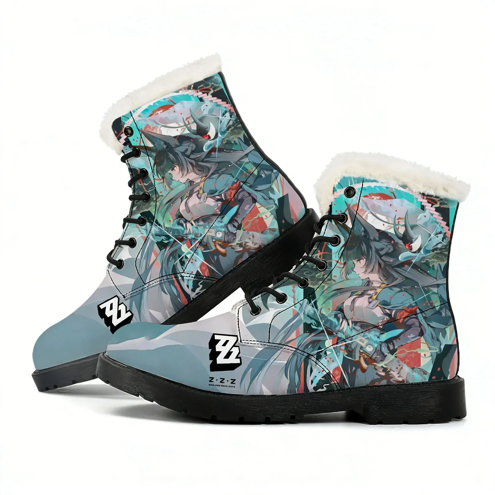 Women'S Shoes Zone - Absolute Zone Zero Plush Boots Scarpe
