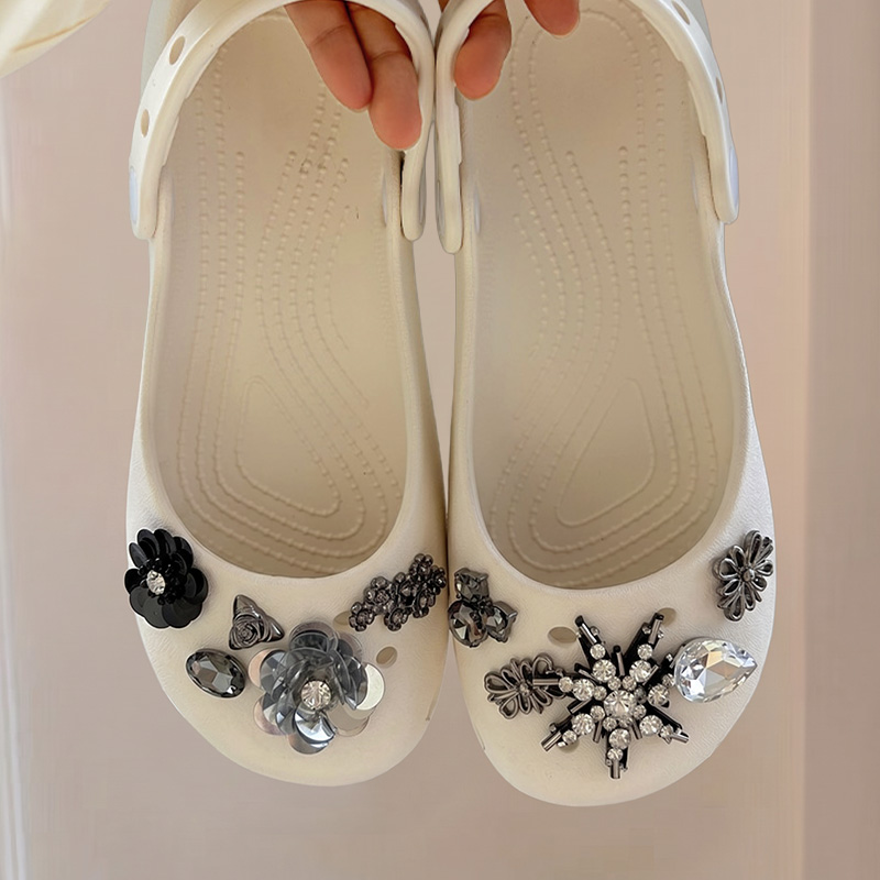 Women Shoes Japanese Brand - Decorazioni Floreali in Cristallo Fai-da-te per