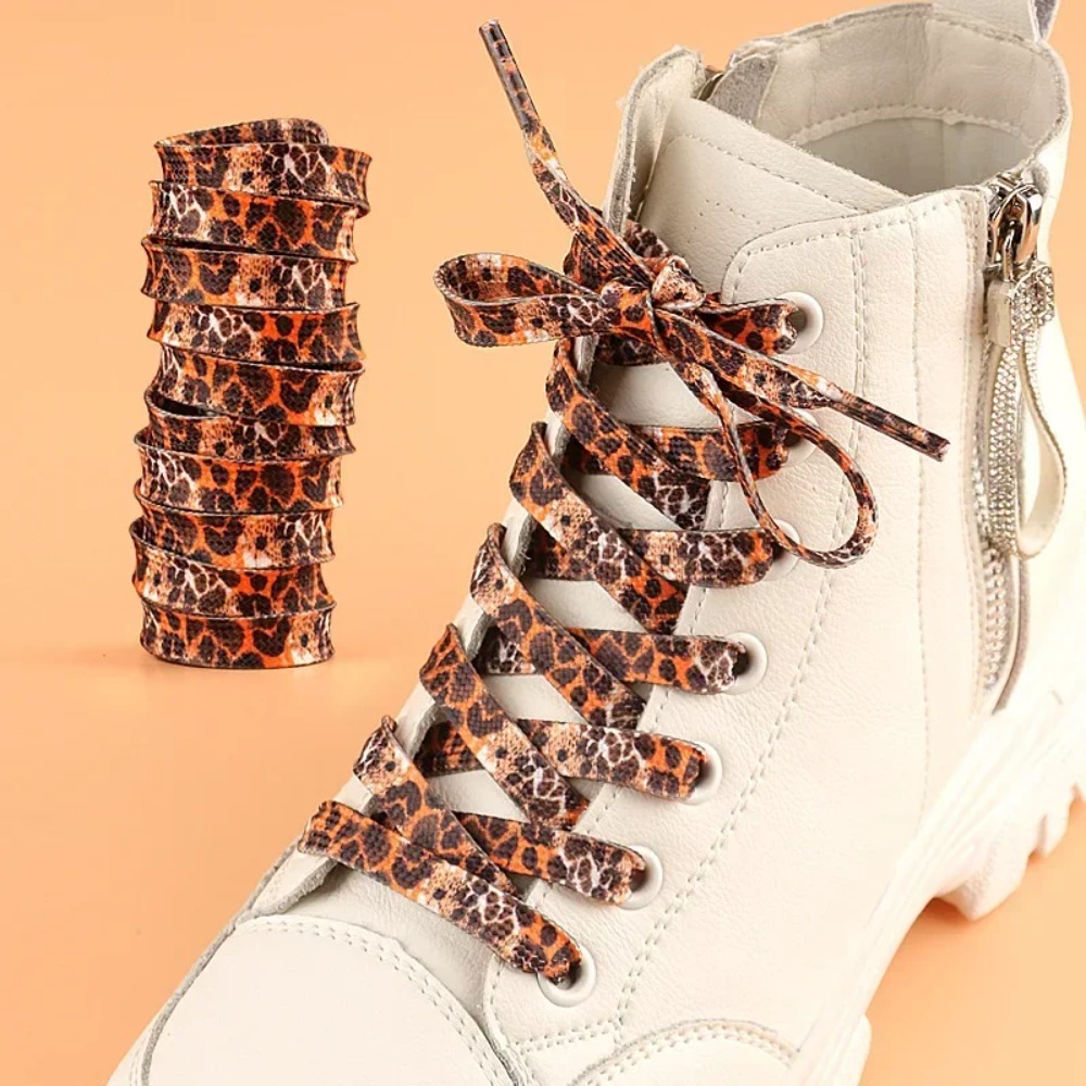 Women Shoes Kinds - Lacci per scarpe classici con stampa
