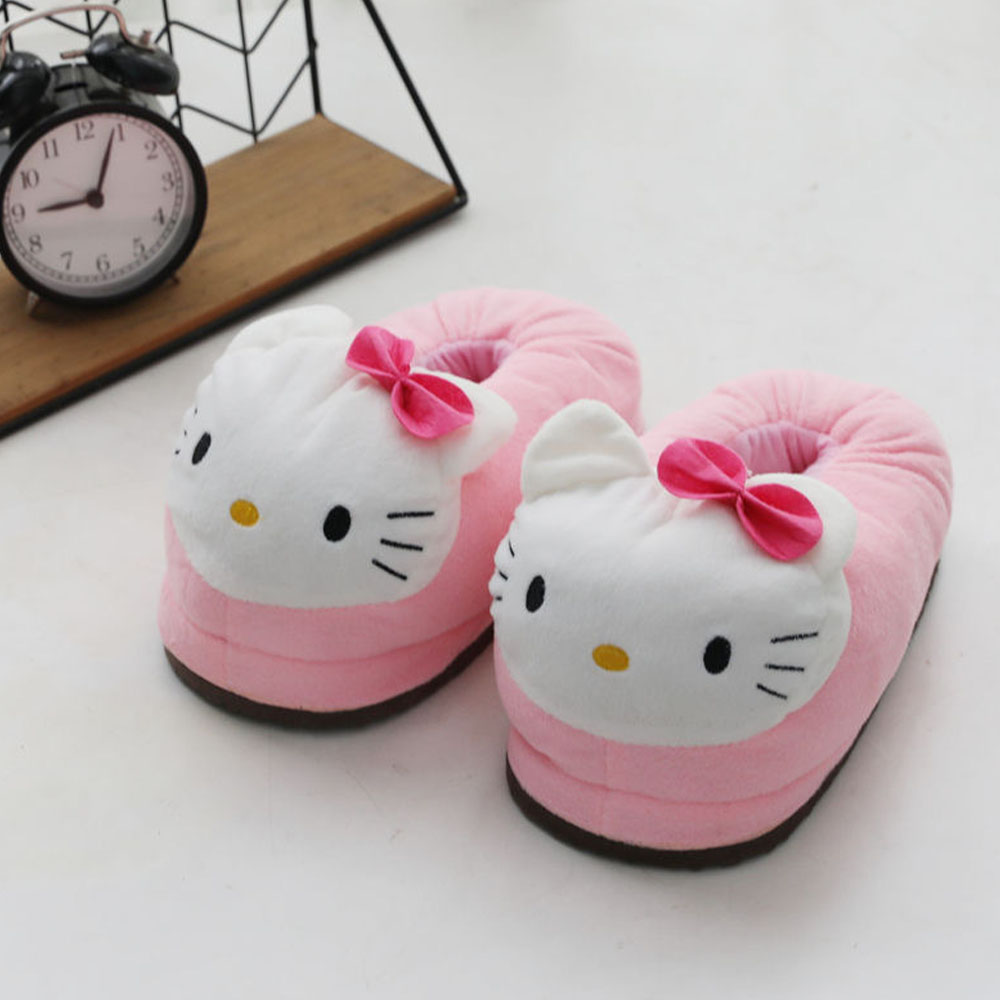 Women Shoes For Winter - Pantofole in cotone peluche Sanrio Hello