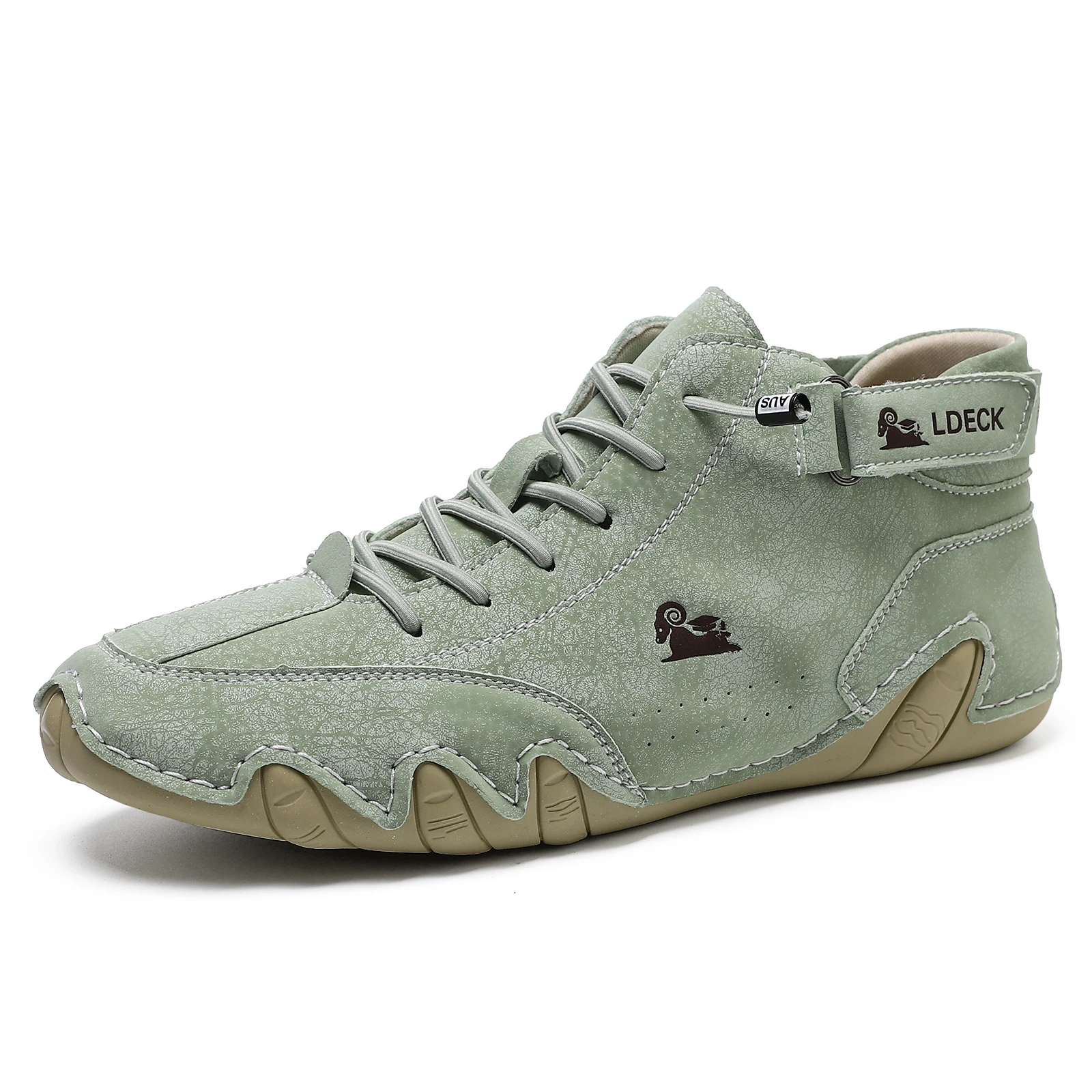 Suede Ankle Boot - Scarpe da Uomo in Vera Pelle,
