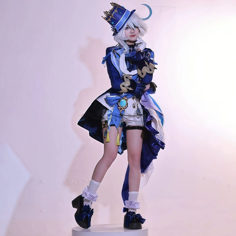 Women'S Shoes Zone - Furina Costume Cosplay Parrucca Capelli Impatto