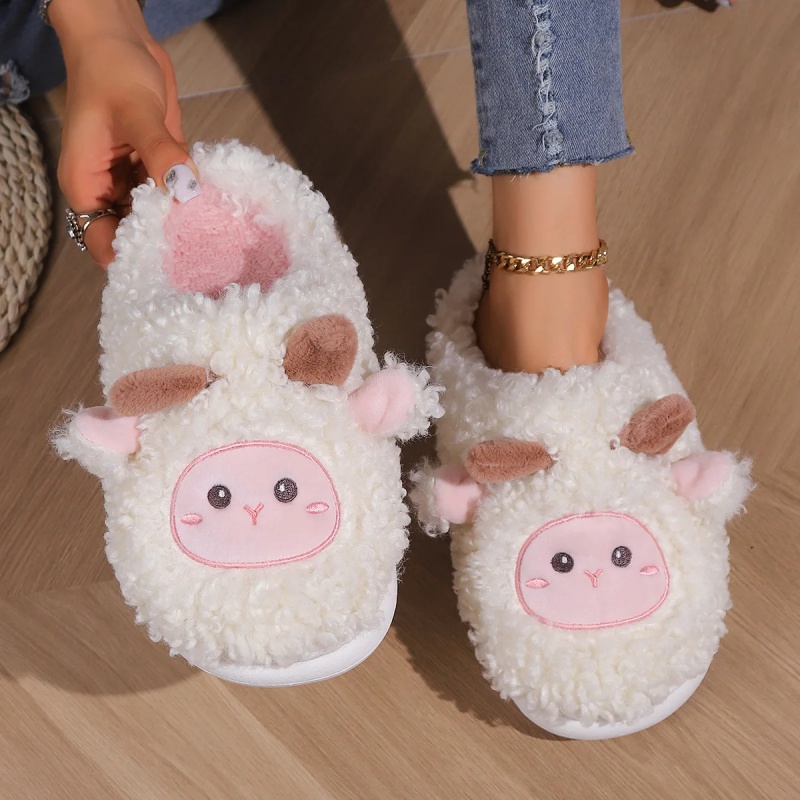 Women Shoes For Winter - Pantofole invernali adorabili per pecorelle per