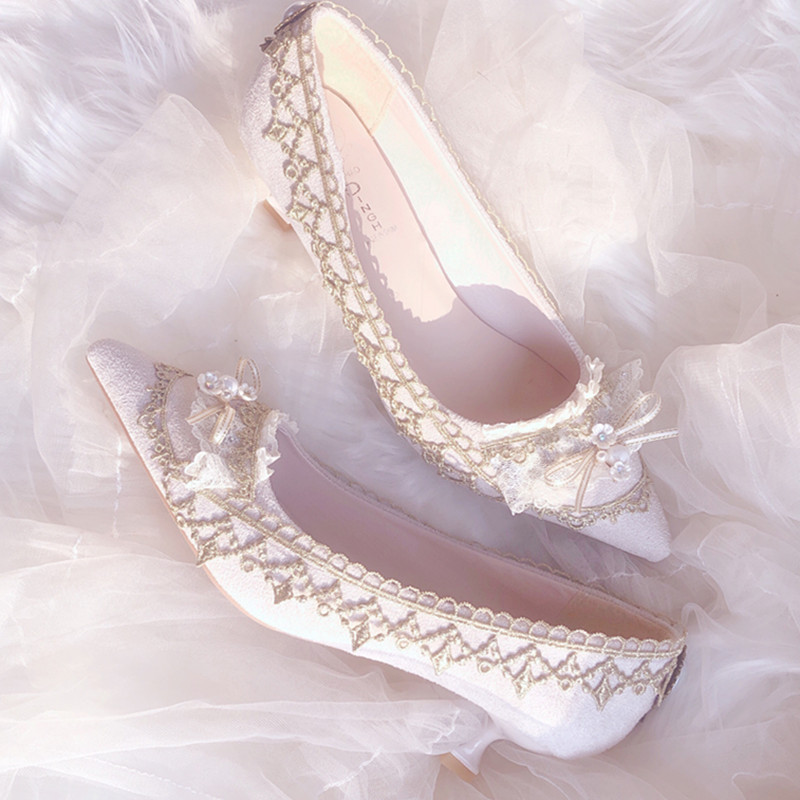Lolita corte stile di alta tac - Court Heel Pointed recensione e prezzo