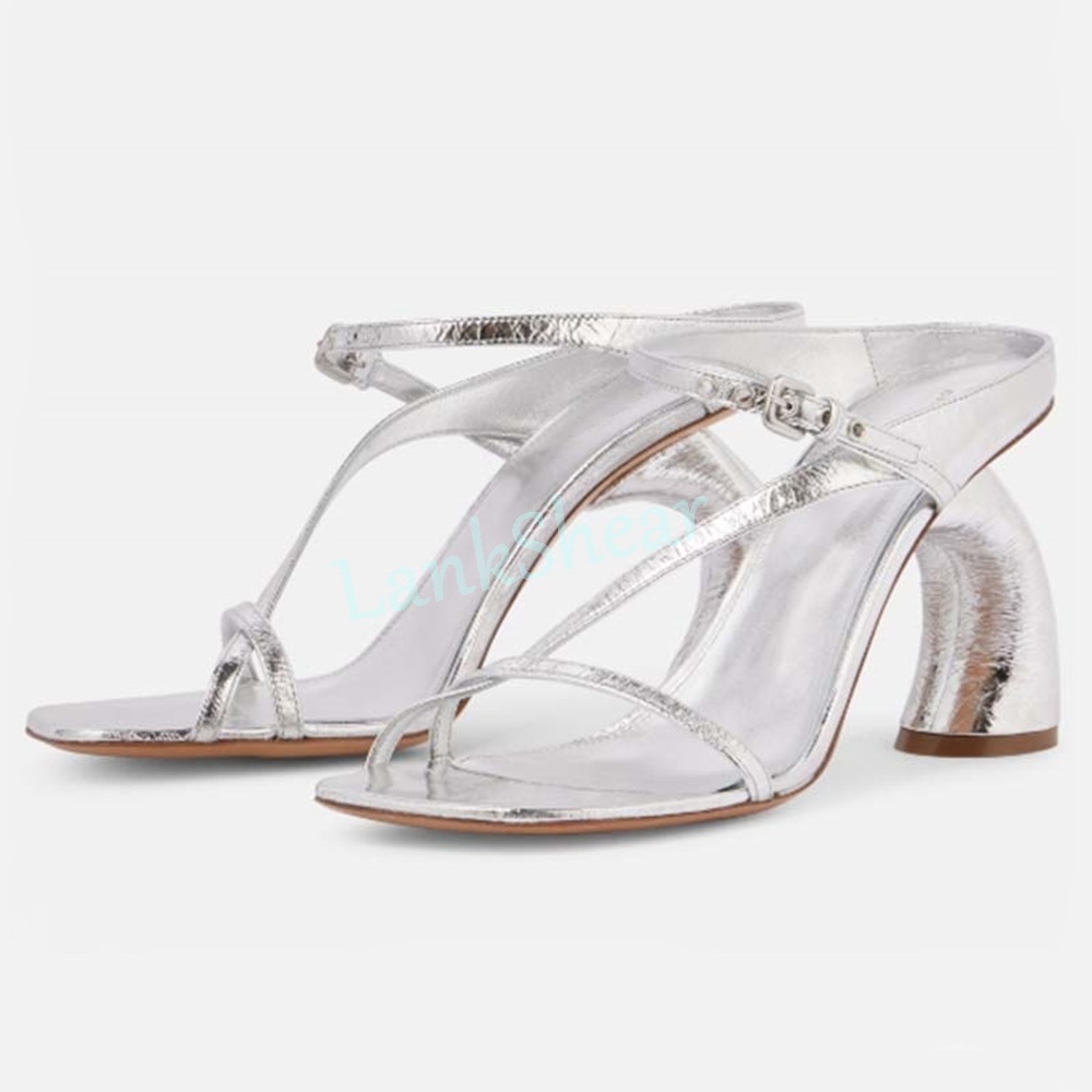 Sandali con tacco alto in pell - Women'S Shoes Paris recensione e prezzo