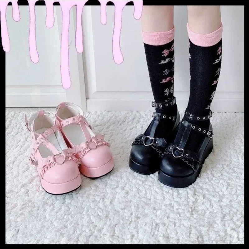 Zeppe con plateau per ragazze  - Women Shoes Japanese Brand recensione e prezzo