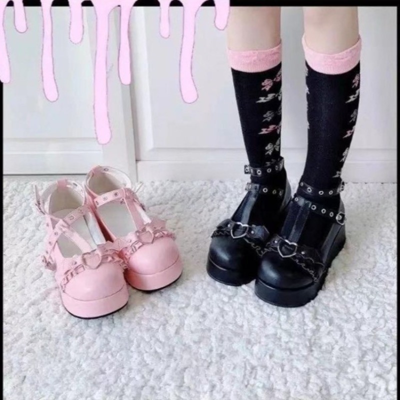 Zeppe con plateau per ragazze  - Women Shoes Japanese Brand recensione e prezzo