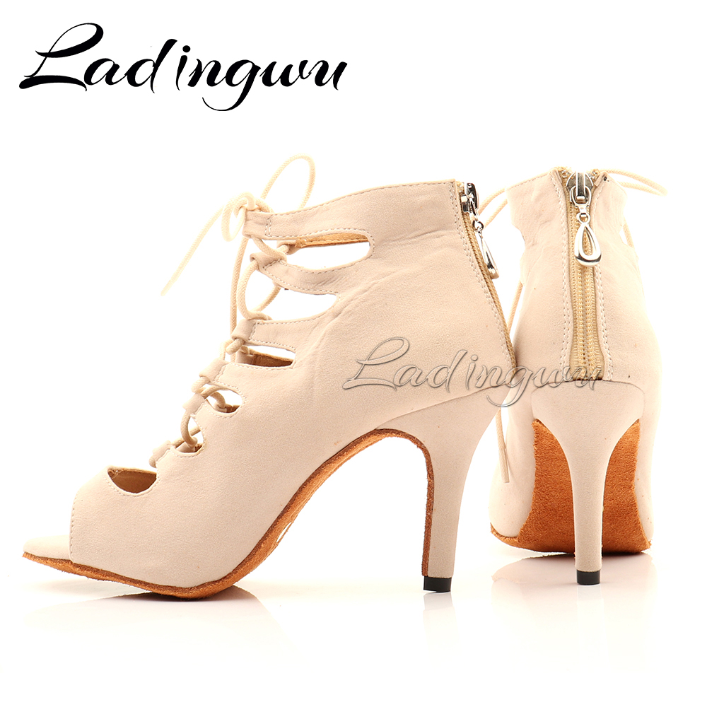 Ladingwu Beige In Pelle Scamos - Women'S Shoes Z recensione e prezzo