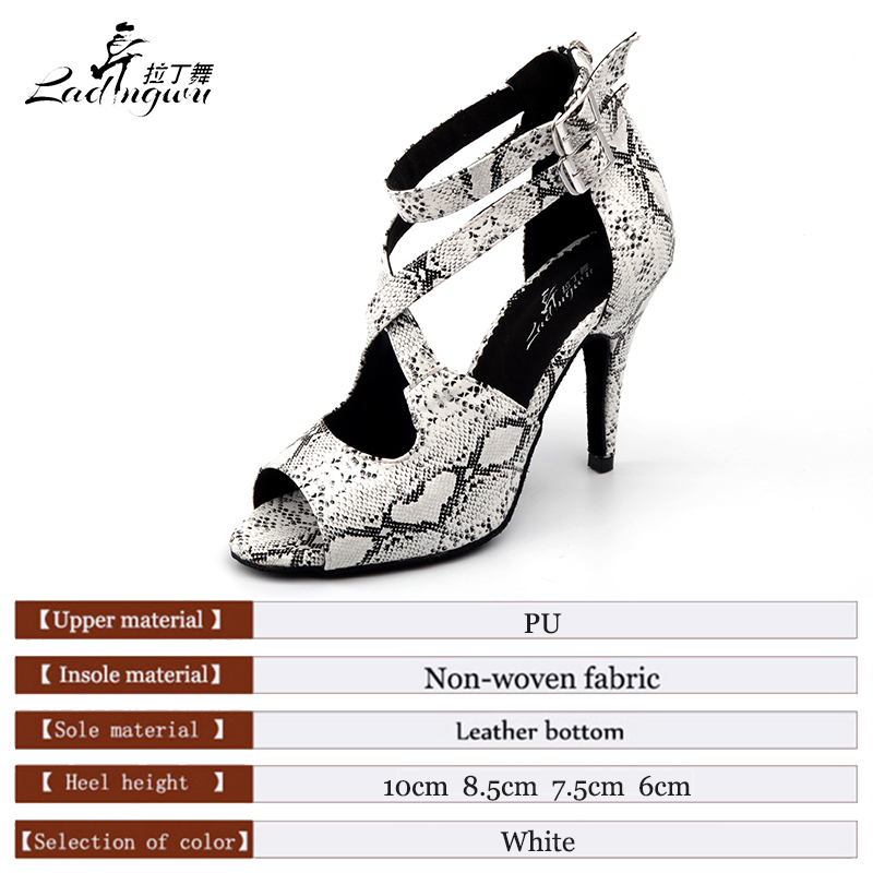 Ladingwu New White Snake textu - Women'S Shoes Z recensione e prezzo